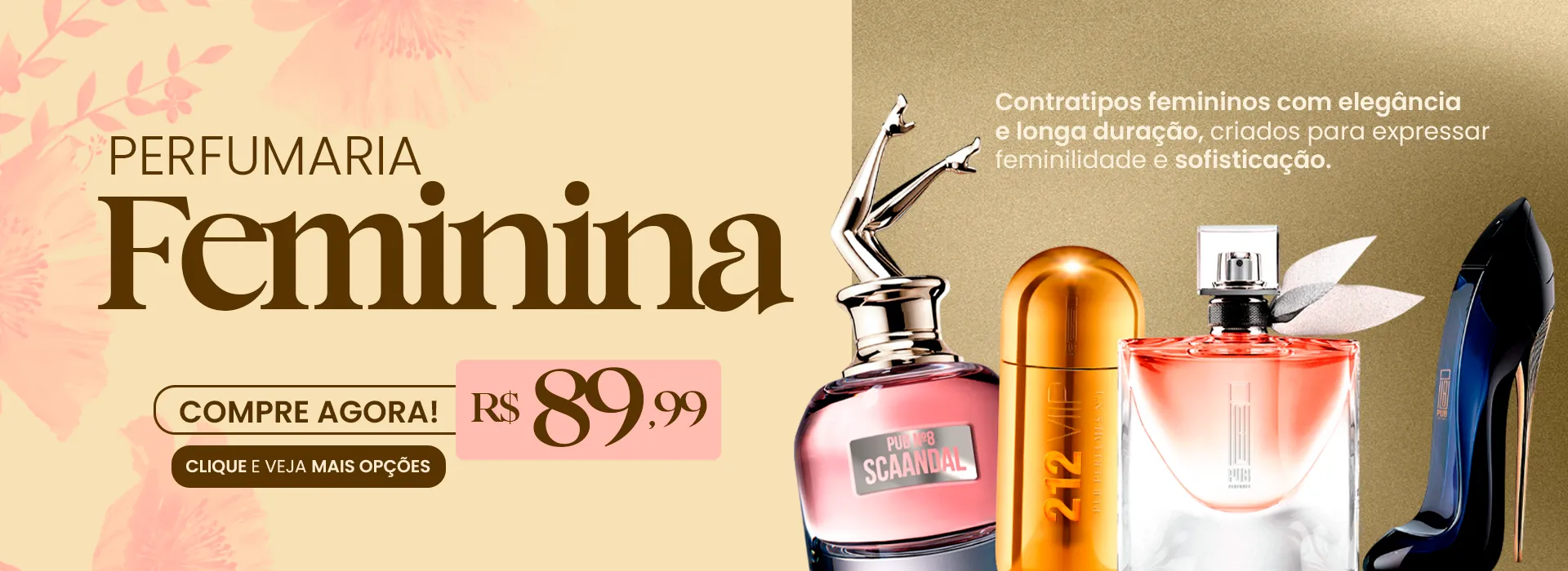 Essências importadas masculina e feminina Pub Perfumes