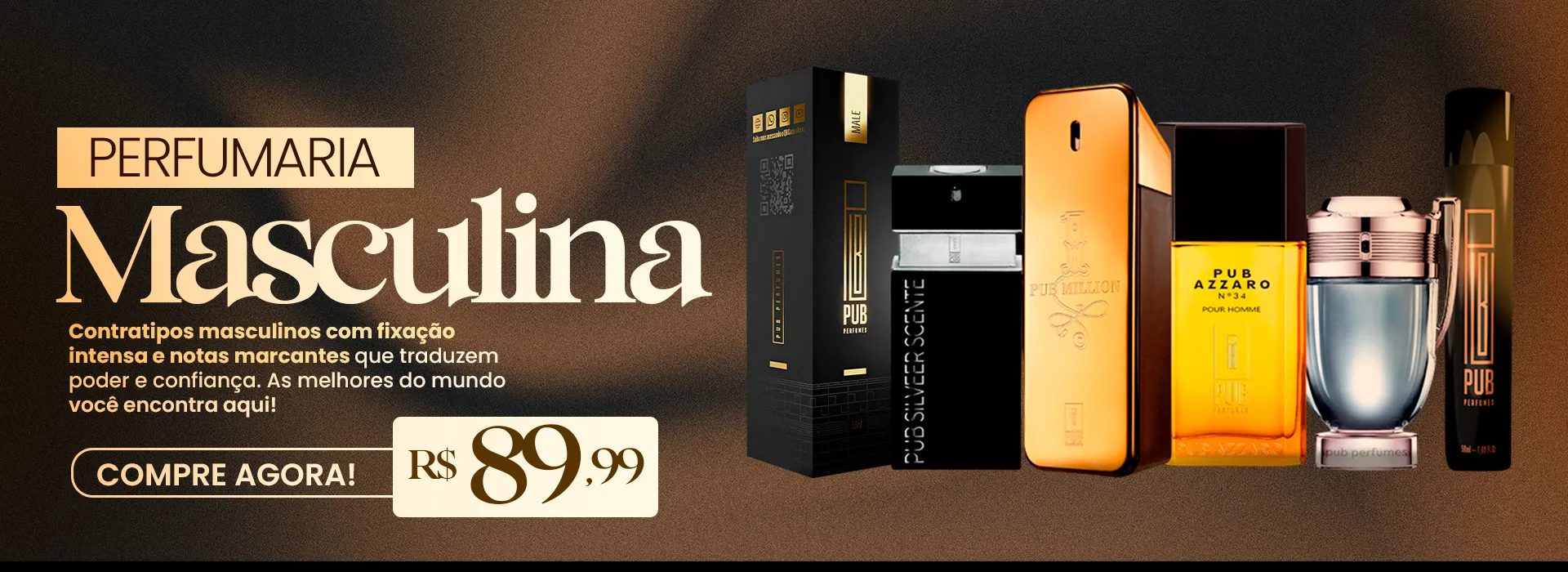 Essências importadas masculina e feminina Pub Perfumes