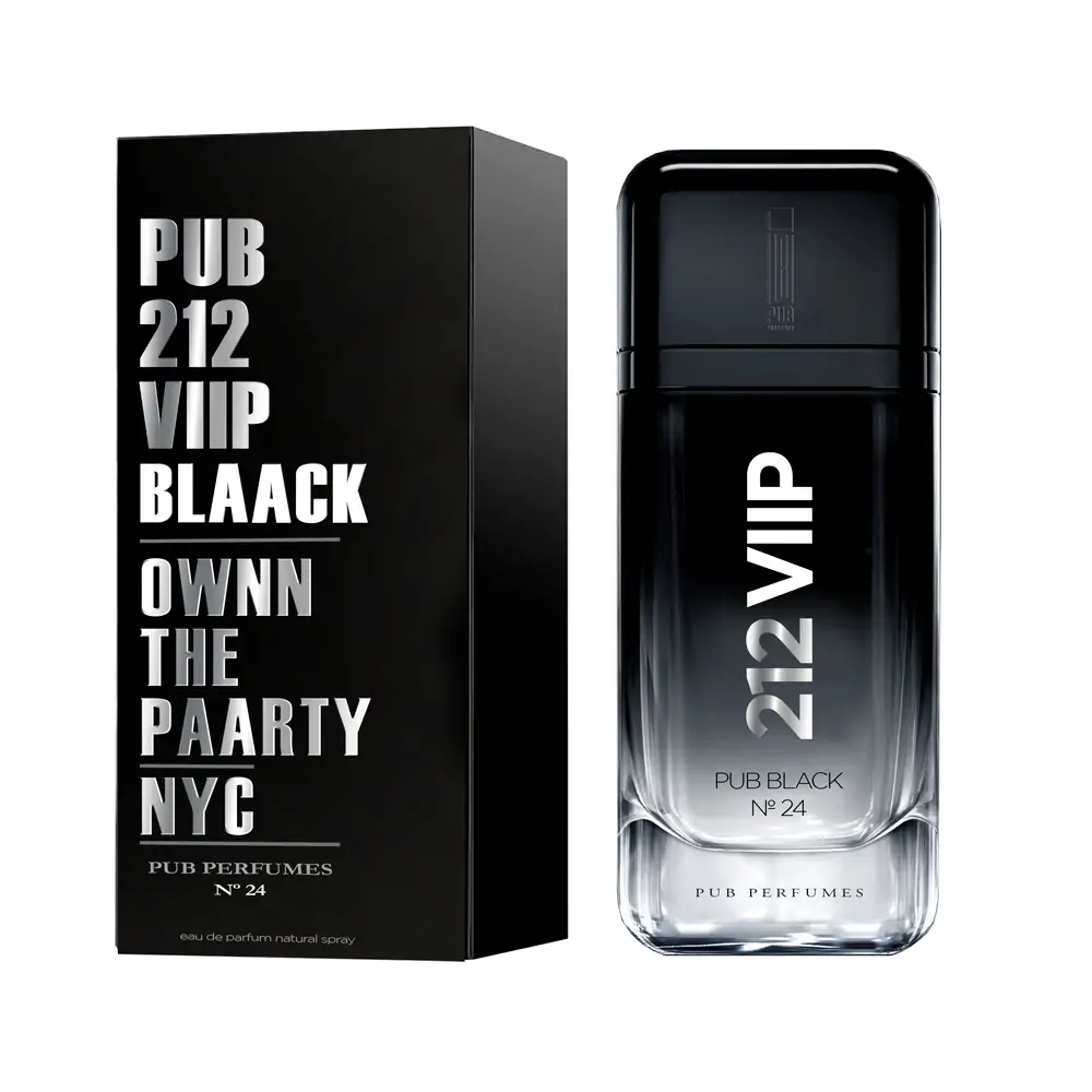 PUB Nº 24 Fragrância Inspirado 212 Vip Black