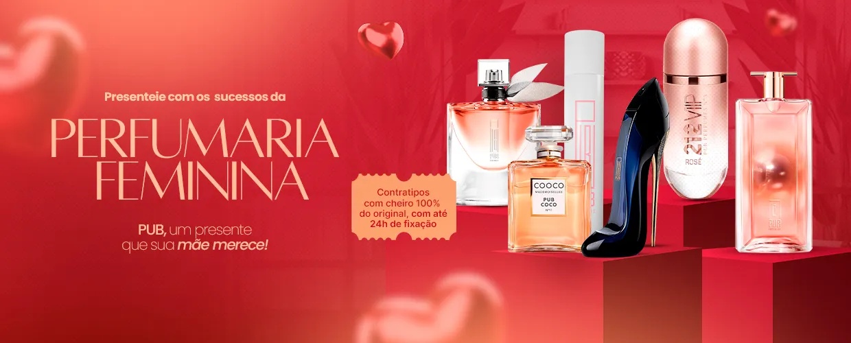Essências importadas masculina e feminina Pub Perfumes